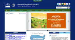 Desktop Screenshot of nass.usda.gov