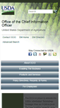 Mobile Screenshot of ocio.usda.gov