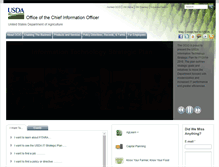 Tablet Screenshot of ocio.usda.gov