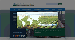 Desktop Screenshot of fas.usda.gov