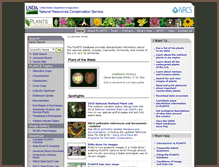 Tablet Screenshot of plants.sc.egov.usda.gov