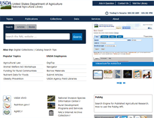 Tablet Screenshot of nal.usda.gov