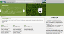 Desktop Screenshot of portal.nifa.usda.gov